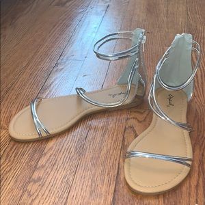 Silver Summer Sandals